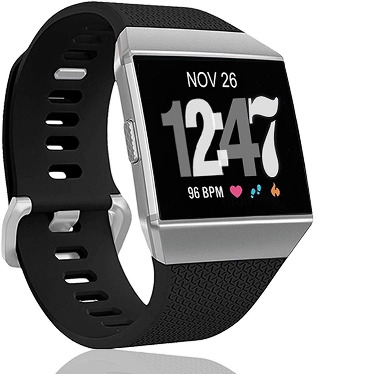 Pulseiras de Relógio para Fitbit Ionic Silicone Substituição Alça Macio Respirável Pulseira Esportiva Pulseira de 2025 por $15.99 –P1