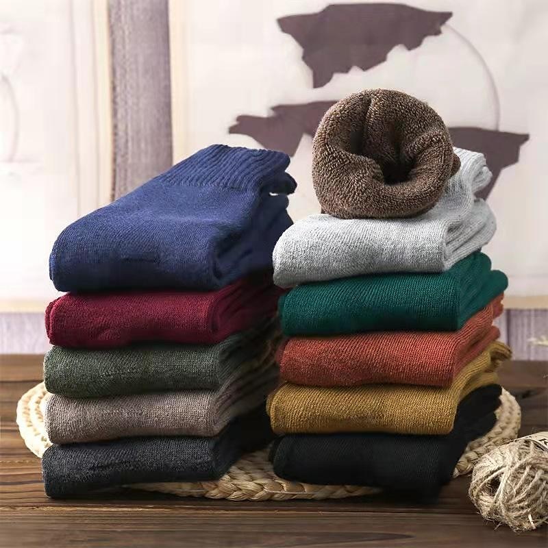 5 par sokker - sokker for dame/herre , sokker for dame herre støvelsokker tursokker , strikkede lange sokker 2025 - $7.99 –P15