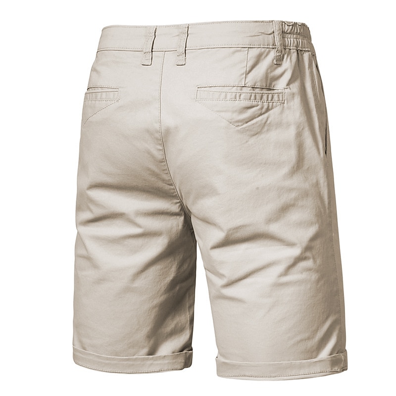 Hombre Pantalón corto Pantalones cortos chinos Bermudas pantalones cortos de trabajo Bolsillo Cintura elástica Plano Comodidad Longitud de la rodilla Casual Diario Festivos Ropa de calle Elegante 2026 - $24.99 –P2