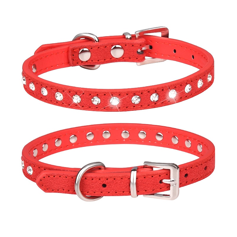 Chien Chat Colliers Ajustable Portable Durable Extérieur Marche Strass de 2025 ? $12.49 –P7