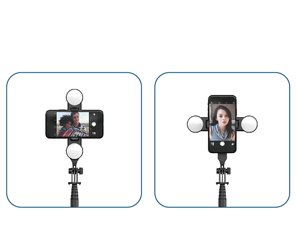 Phone Tripod Portable Adjustable Retractable Phone Holder for Outdoor Bed Selfies / Vlogging / Live Streaming Compatible with Tablet All Mobile Phone Phone Accessory 2025 - $29.99 –P8