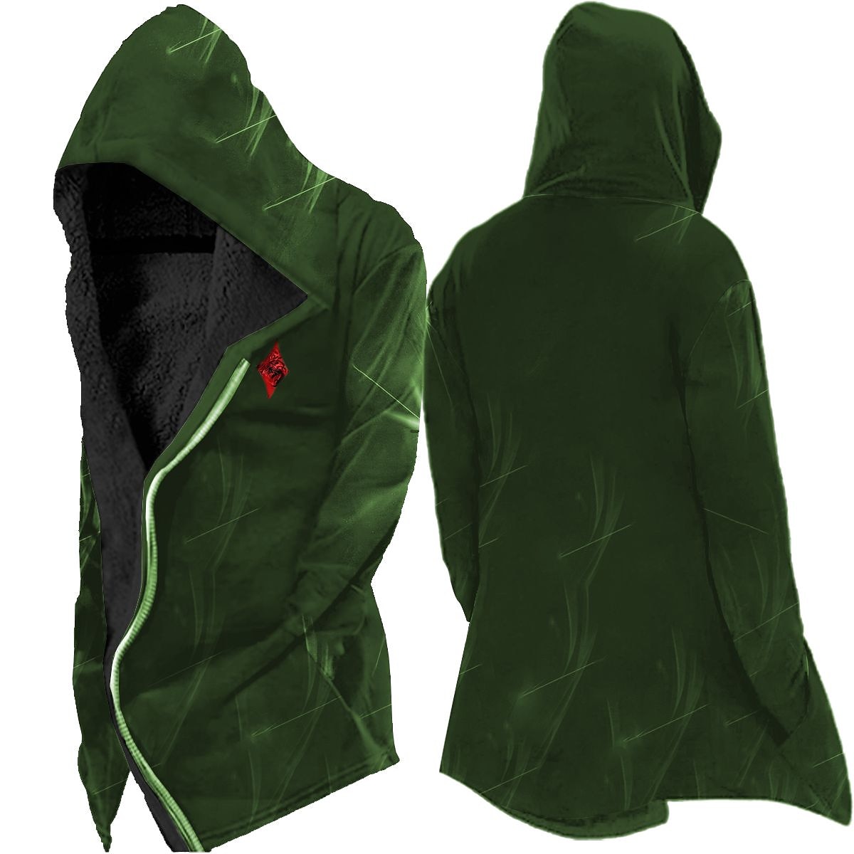 Ανδρικά Χειμερινό παλτό Μπουφάν fleece Σακάκι Καθημερινά Ρούχα Διακοπές Φλις Επένδυση Με τσέπες Στάμπα Μπροστινή τσέπη Φθινόπωρο & Χειμώνας Γραφικά Σχέδια Κομψό στυλ street Αθλητισμός 2026 - $56.99 –P4