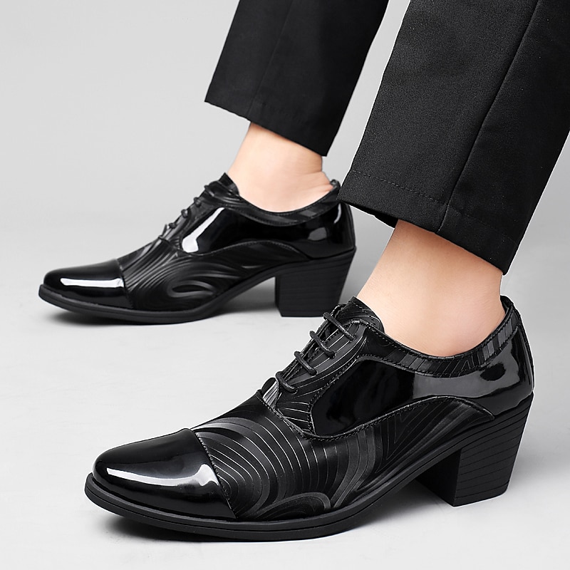 miesten kiiltonahkaiset mekkokengät – tyylikkäät muodolliset oxford-nauhakorkonauhat erikoistilaisuuksiin 2026 - $64.99 –P16