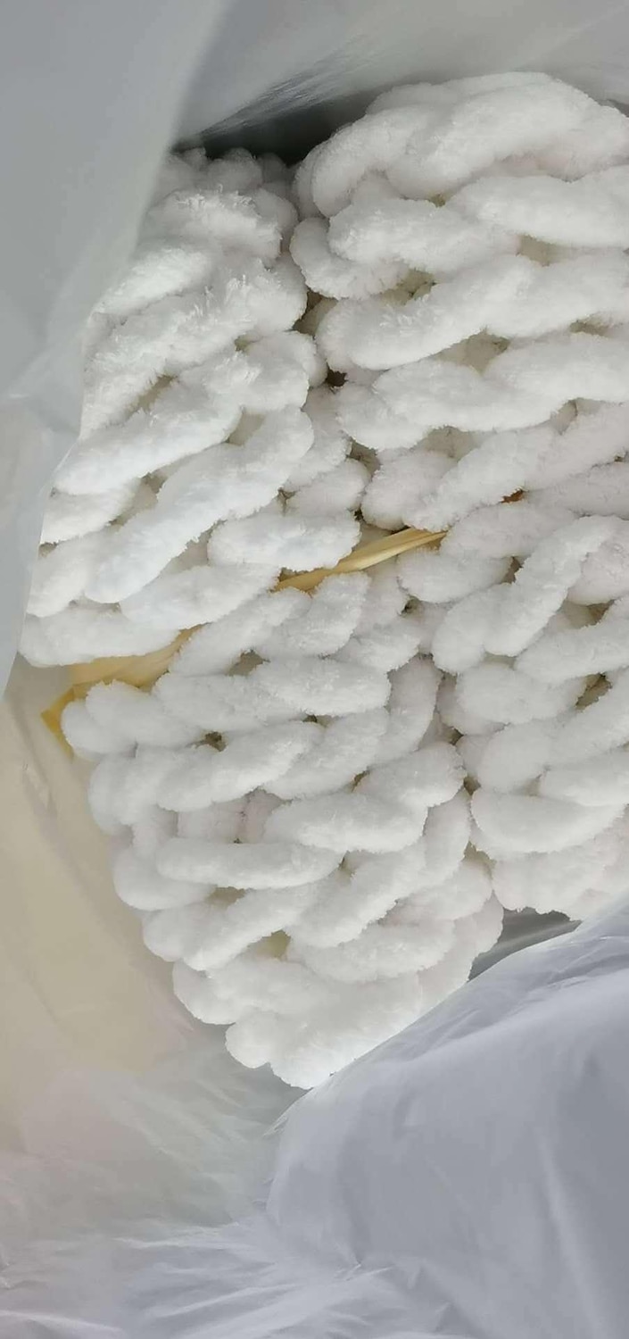 Chunky Knit Throw Blanket Soft Luxury Chenille Yarn Blanket for Farmhouse Boho Decor,Handmade Tight Braided Thick Cable Knit Throw for Bed,Couch,Light Grey 2025 - $31.99 –P15