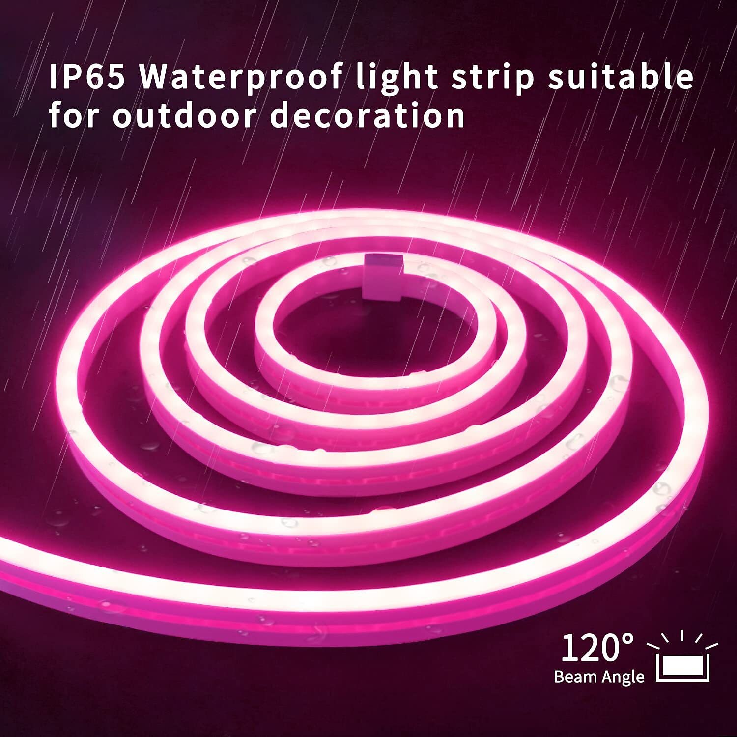 2M 6.56ft LED Neon Strip Lights USB Flexible with IP65 Waterproof Warm White Pink Yellow Green Red Color Temperature for Indoor and Outdoor Christmas Wedding Decoration 2025 - €17.99 –P8