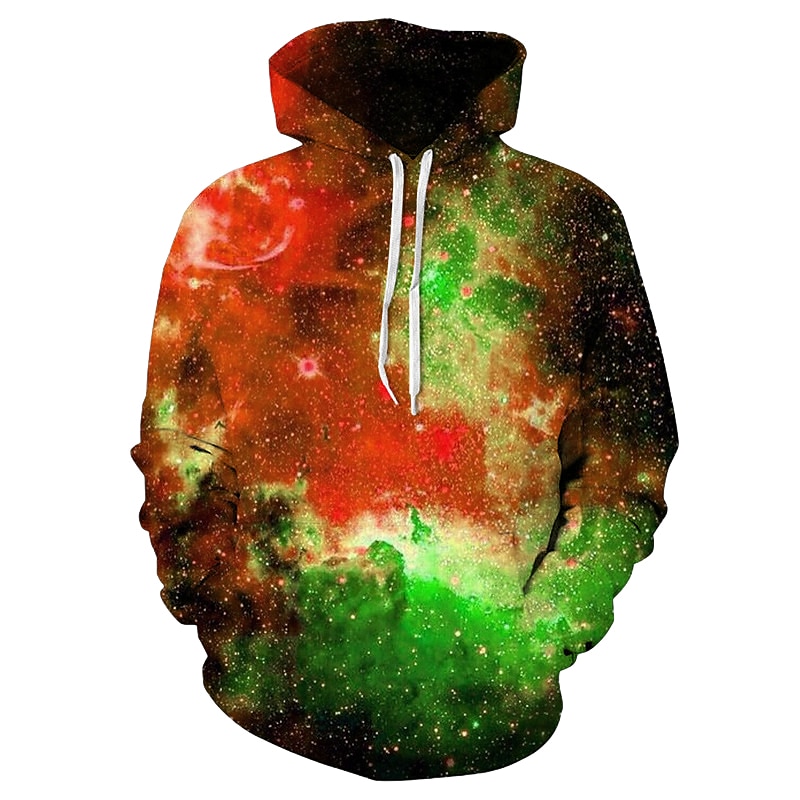 Homme Motif Galaxie Sweat à capuche Sweats à Capuche Sweat-shirt Sweat à capuche manche longue Sweat à capuche Capuche Design 3D effet du quotidien Blanche Rose Claire Designer de 2025 ? $29.99 –P5