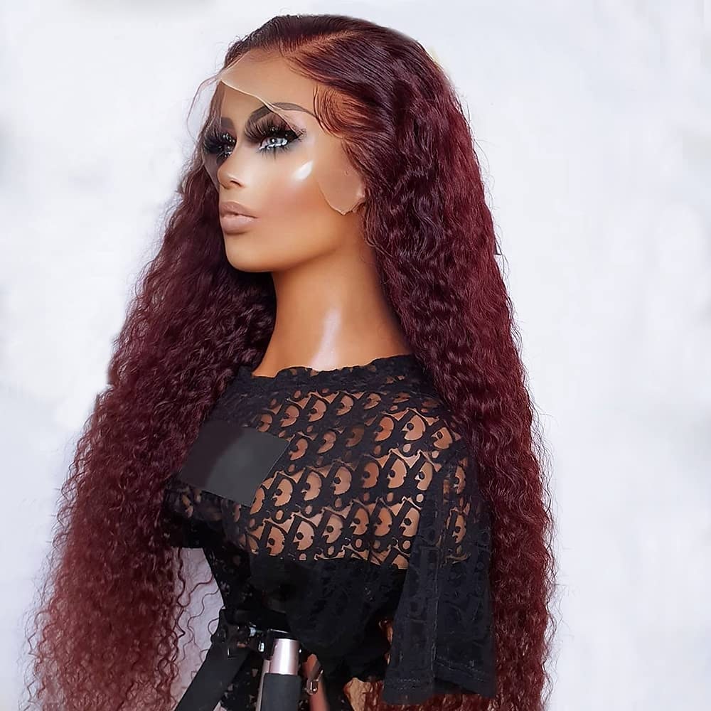 perruques vertes pour femmes remplacement de cheveux résistant à la chaleur vague de corps profonde perruque partie moyenne synthétique petite perruque de lacet pour la fête de noël perruque de fête de 2025 ? $29.99 –P15
