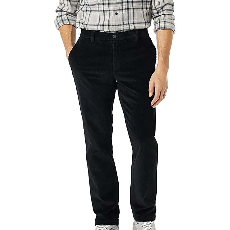 Homme Pantalon en velours côtelé Pantalons Pantalon décontracté Avec Poches Jambe Droite Couleur Unie Confort Chaud Quotidien Fête Sortir Sports Mode Marron Sapin Noir Micro-Élastique de 2026 ? $31.99 –P2