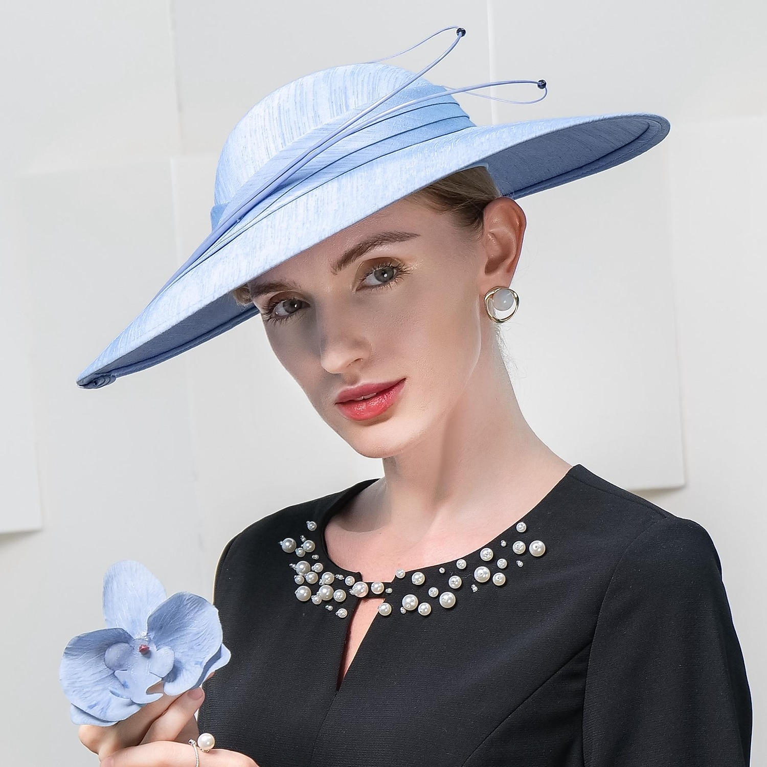 Modedesign Elegant Hatter med Fjær 1PC Bryllup  Fest  Kveld Hodepryd å imponere Hatter Race Day Kjole 2025 - $90.99 –P4
