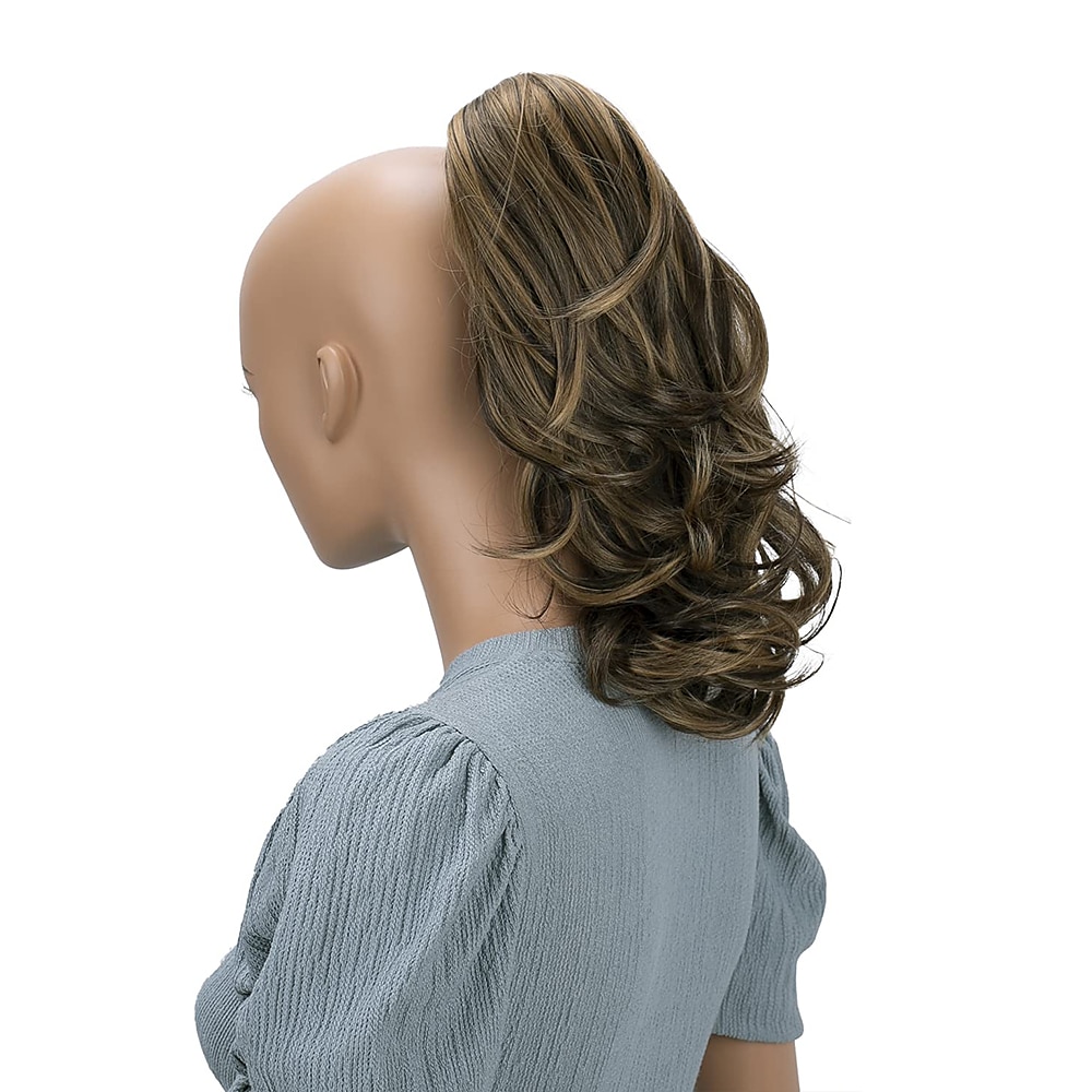 hairpiece extensions ponytail ογκώδη κυματιστό ξανθό μείγμα h136 2025 - $22.99 –P11