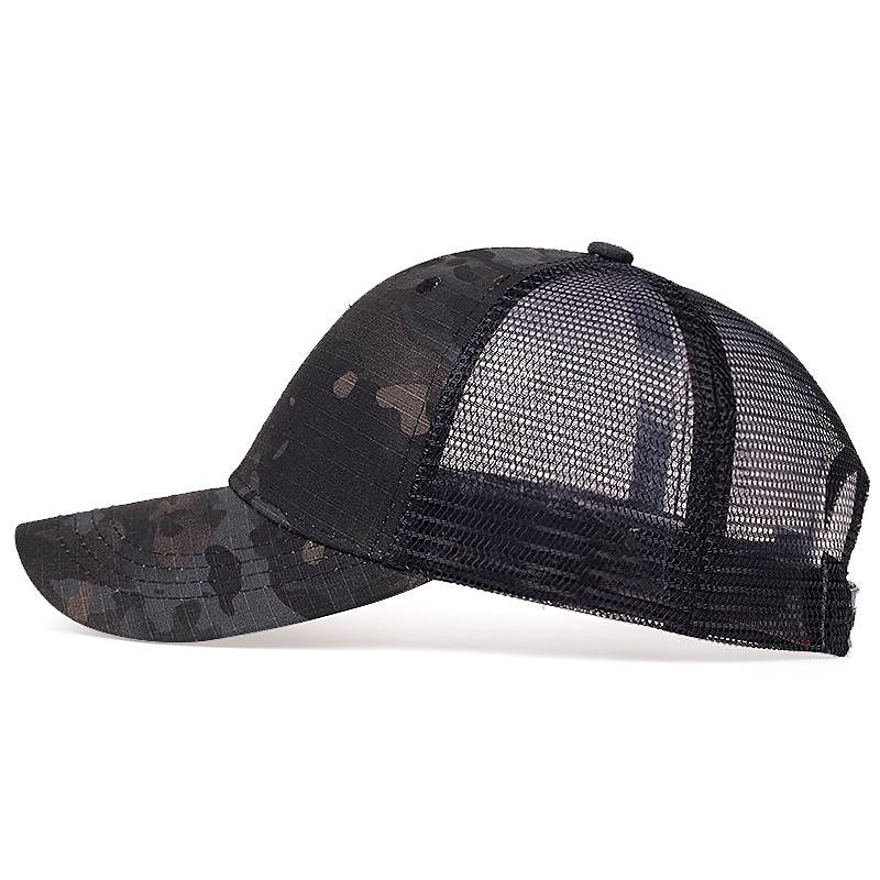 Bărbați Șapcă de baseball Căciulă de camioner Șapcă din plasă Netback Cap Camuflaj verde Camuflaj negru Hip Hop Haine de strada Respirabil 2025 - $6.99 –P4