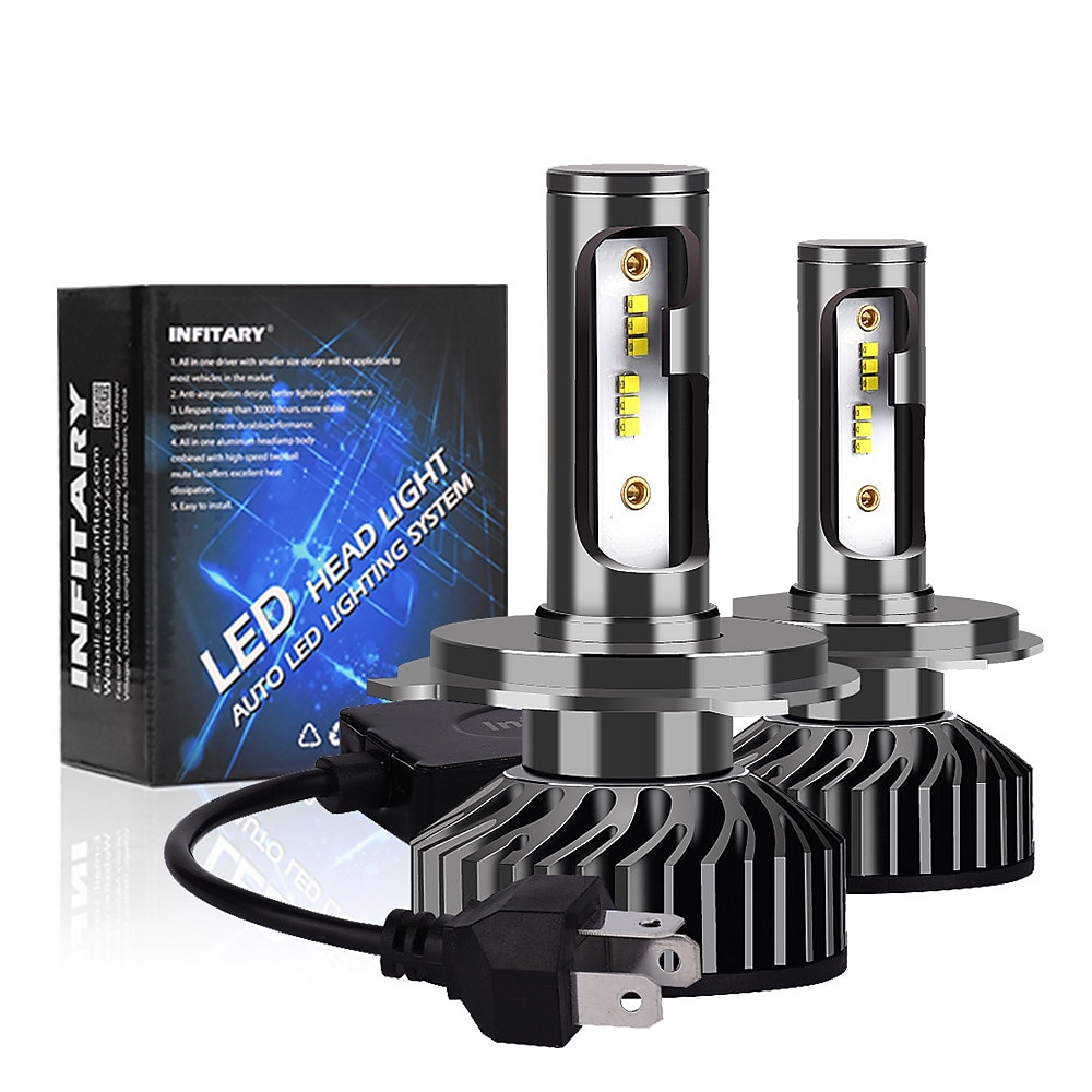 2Pcs Infitary F2-ZES H4 H7 LED Headlights Bulb Canbus Fine Cut Line 14000ml  ZES Chips H1 H3 H11 H27 880 HB3 9005 9006 9007 6500K Auto Fog Lamp 2023 -  CHF25