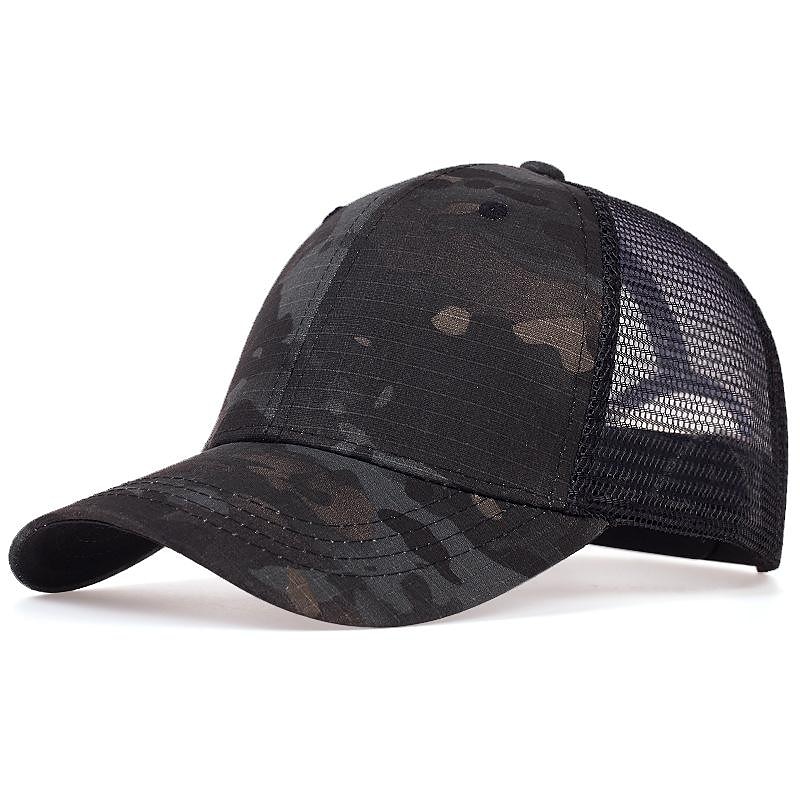 Bărbați Șapcă de baseball Căciulă de camioner Șapcă din plasă Netback Cap Camuflaj verde Camuflaj negru Hip Hop Haine de strada Respirabil 2025 - $6.99 –P5