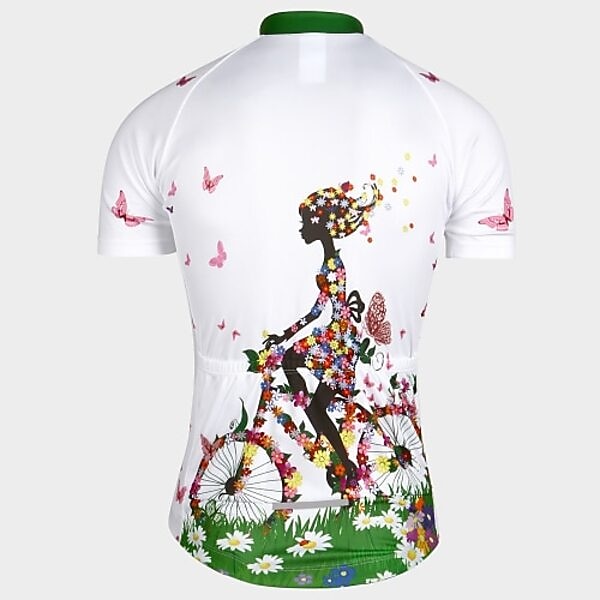 Per donna Maglia da ciclismo Manica corta Autunno Bicicletta Maglietta / Maglia Superiore con 3 tasche posteriori Ciclismo da montagna Cicismo su strada Traspirante Asciugatura rapida Design del 2025 a $28.99 –P16
