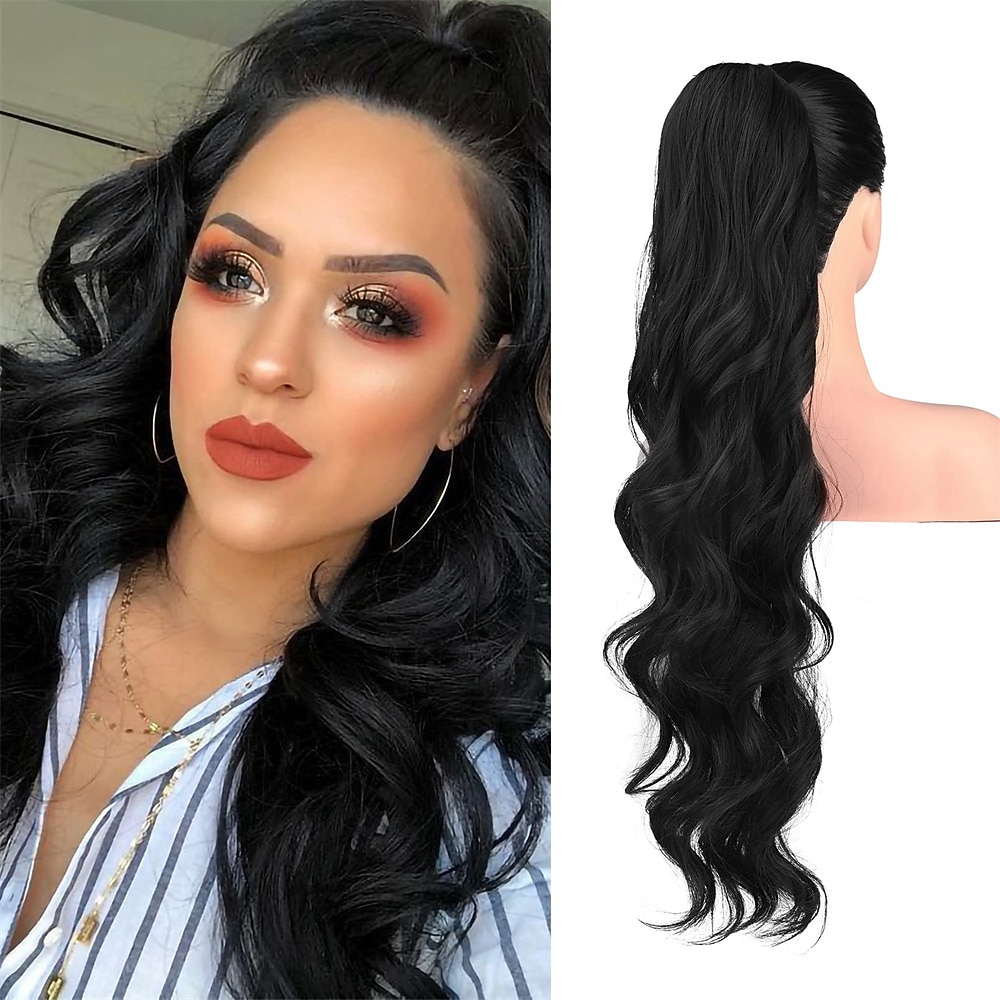 Queue-de-cheval Classique / Synthétique Cheveux Synthétiques Pièce de cheveux Extension des cheveux Bouclé Longue Soirée / Usage quotidien / Soirée & Evénement de 2025 ? $17.49 –P10