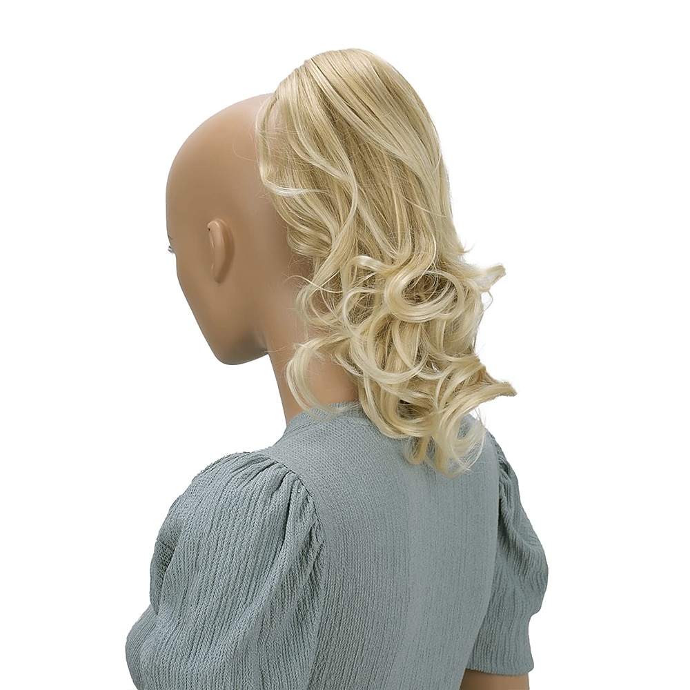 hairpiece extensions ponytail ογκώδη κυματιστό ξανθό μείγμα h136 2025 - $22.99 –P15
