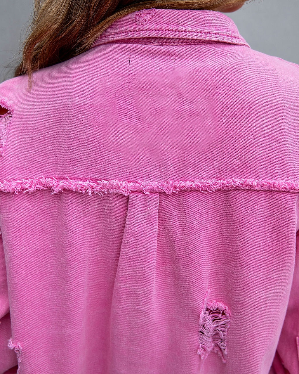 Women's Shacket Plain Basic Long Sleeve Shirt Collar Regular Tops Valentine's Day Casual Daily Buttons Pocket Pink Purple Orange Spring Fall 2025 - $35.99 –P6