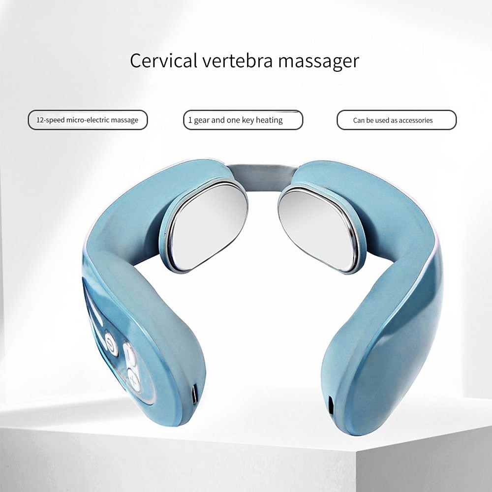 Neck Acupoints Lymphvity Massage Device Electric Pulse Neck Massage for Pain Relief Intelligent Neck Massage with Heat Lymphatic Drainage Machine with 12 Modes 2025 - $19.99 –P6