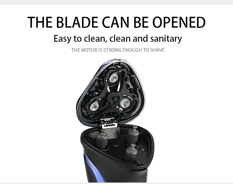 VGR Electric Razor for Men USB Rechargeable 3D Rotary Men's Shaver Pop-up Beard Trimmer Grooming Kit IPX7-Waterproof Corded & Cordless Wet Dry Beard Shavers LED Display 2025 - $47.99 –P14