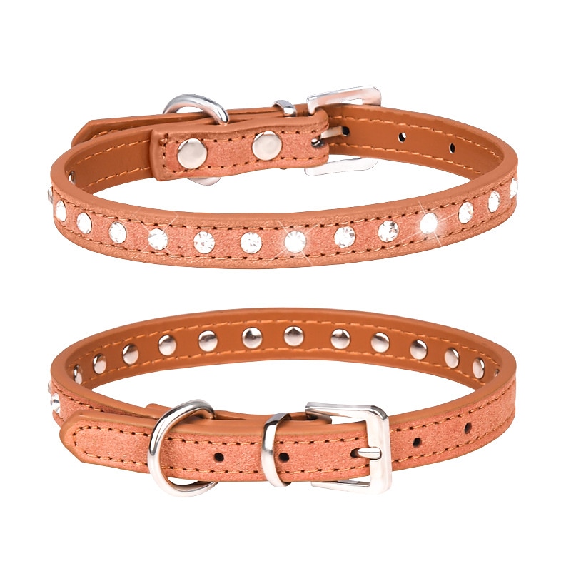 Chien Chat Colliers Ajustable Portable Durable Extérieur Marche Strass de 2025 ? $12.49 –P6