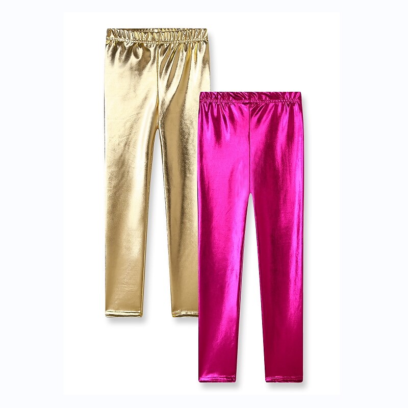 Barn Flickor Damasker Ensfärgat Mode Utomhus 3-7 år Höst Svart Brun Ros 2025 - $10.49 –P7