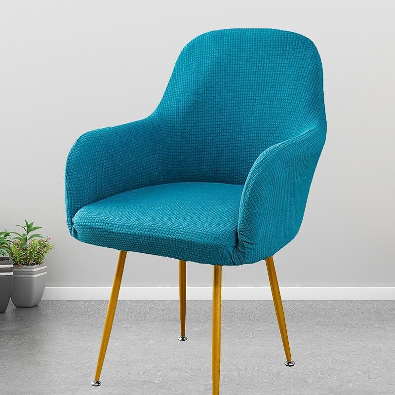 keukenstoelhoes effen kleur garengeverfde polyester kussenovertrekken 2025 - $13.99 –P7