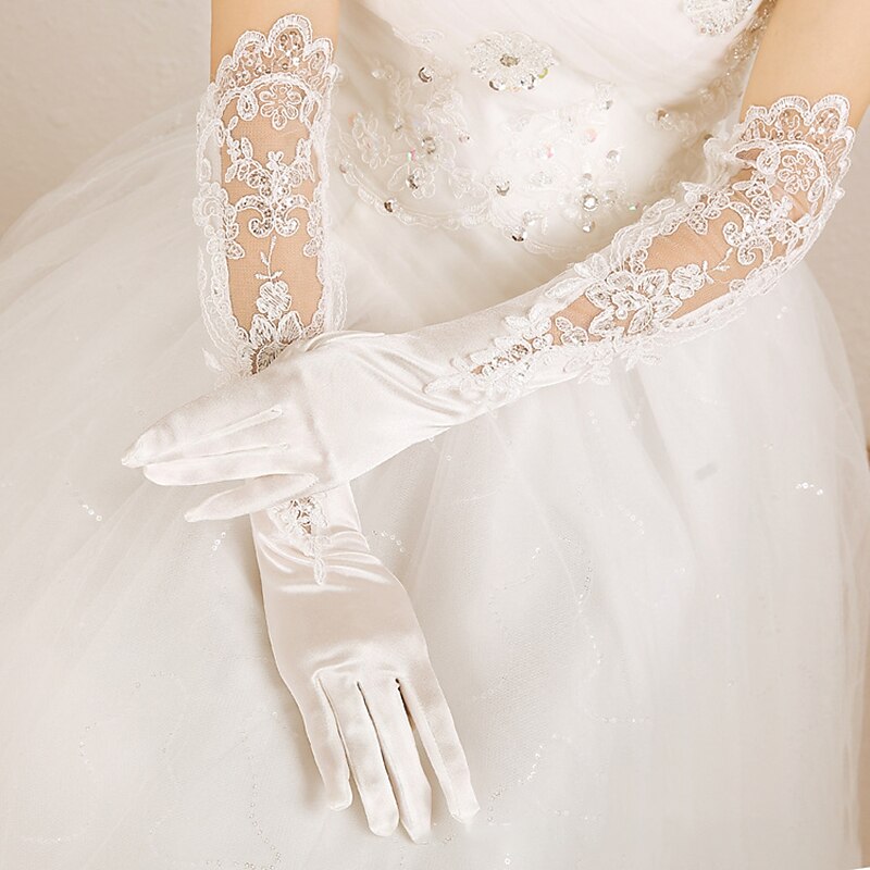 Polyester Genou Gant Fête / Soirée / à la mode Avec Couleur Pure / Ornement Gants de Mariage / Fête de 2025 ? $9.99 –P1