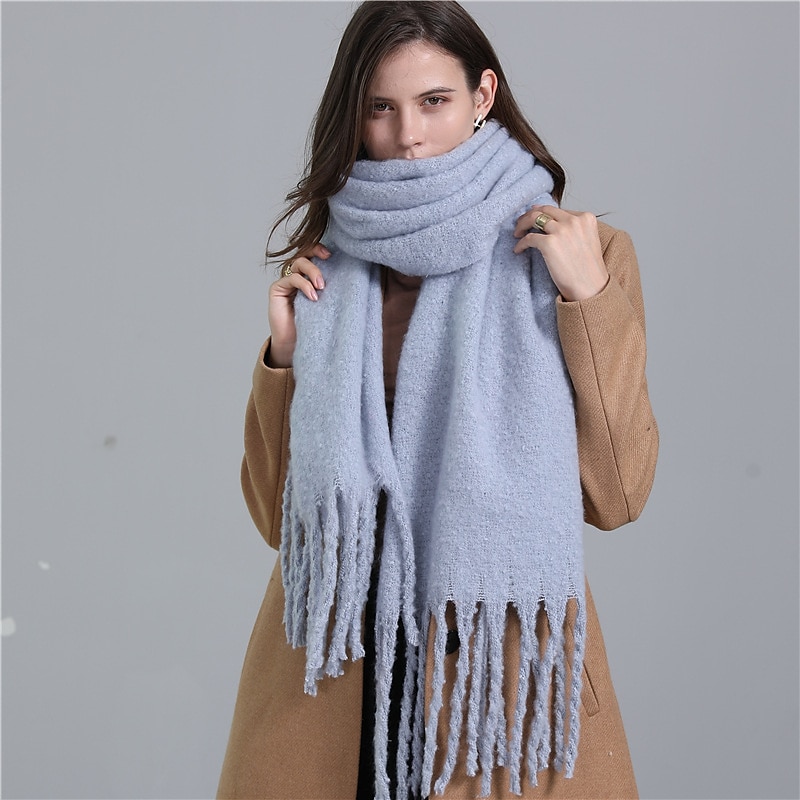 foulards pour femmes quotidien vacances simple décontracté chaud décontracté / quotidien 1 pièce de 2025 ? $14.99 –P2