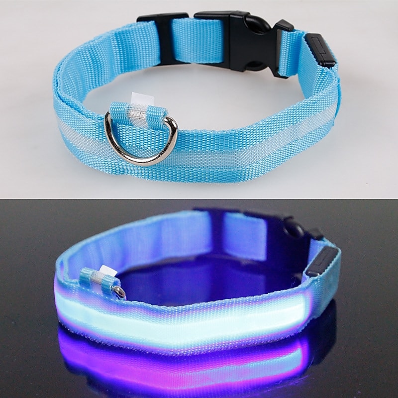 طوق كلب led - طوق كلب يضيء طوق USB محمول قابل لإعادة الشحن أطواق إضاءة عاكسة للكلاب الصغيرة والمتوسطة والكبيرة 2025 - $19.49 –P4