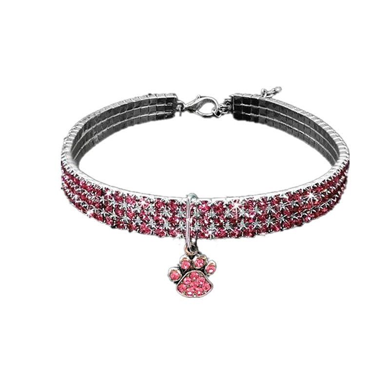 2 Pcs Dog Collars Chain for Small Medium Dogs Iced Out Crystal Stones Tennis Bling Collar Chain for Pet Puppy- Silver 2025 - $16.99 –P7