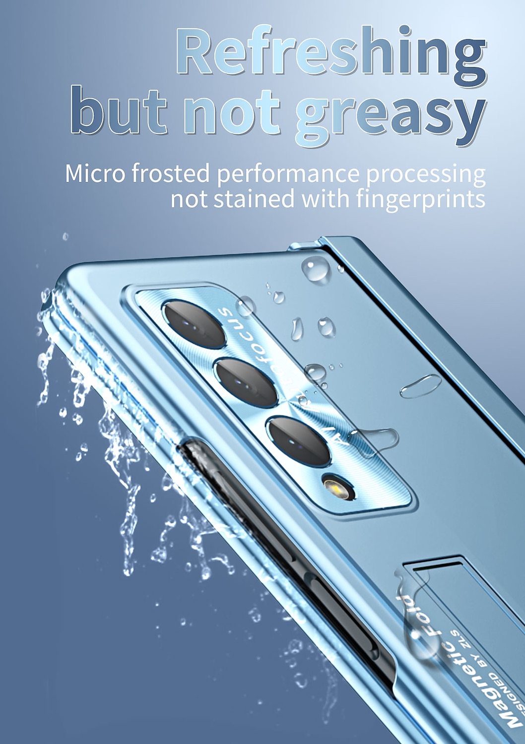 τηλέφωνο tok Για Samsung Galaxy Z Fold 5 Z Fold 4 Z Fold 3 Πίσω Κάλυμμα Προστατευτικό φακού κάμερας Σταντ ποδηλάτου με στυλό S Μονόχρωμο Ψημένο γυαλί PC Μεταλλικό 2025 - $34.99 –P10