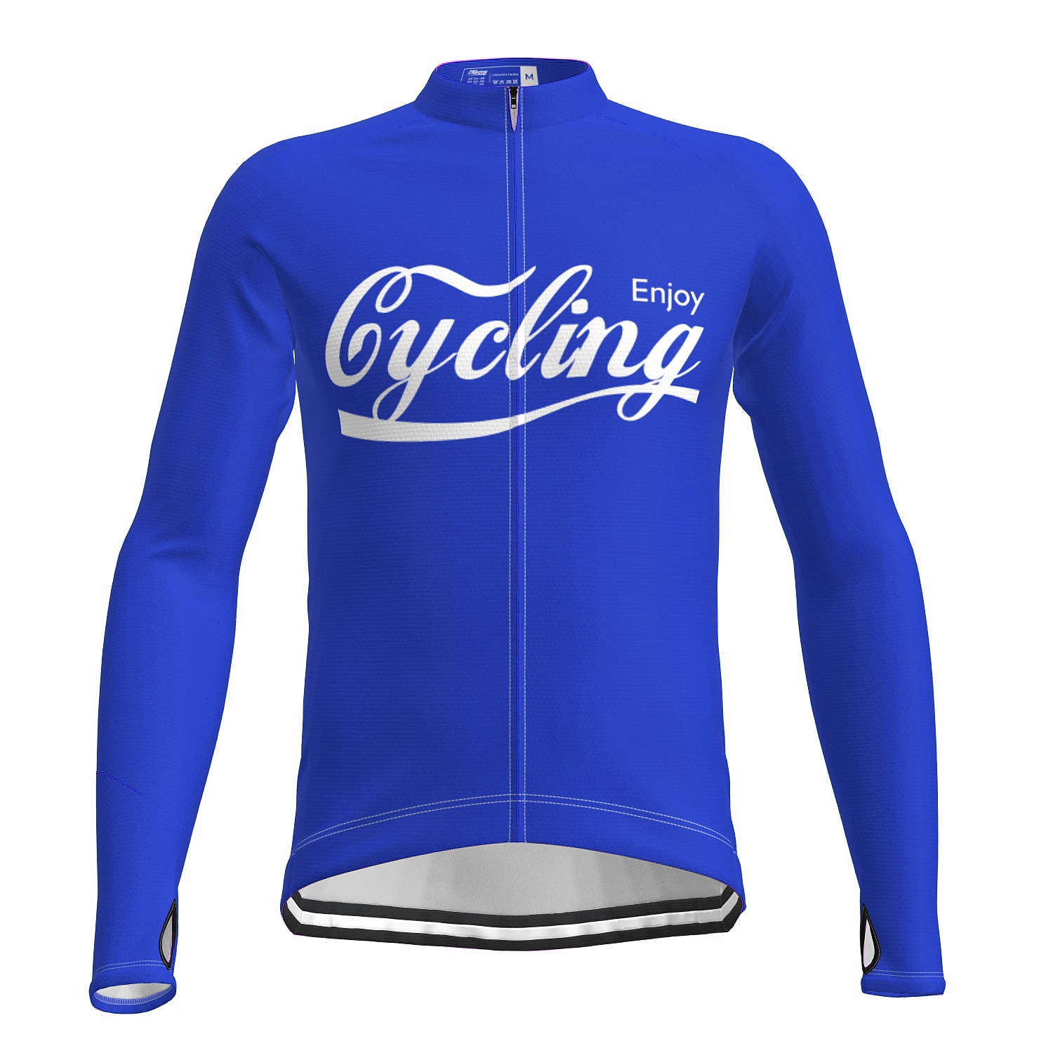 Муж. Велокофты Буквы и цифры Длинный рукав Велоспорт Джерси Верхняя часть с 3 задними карманами Горные велосипеды Шоссейные велосипеды 2025 - $34.99 –P6