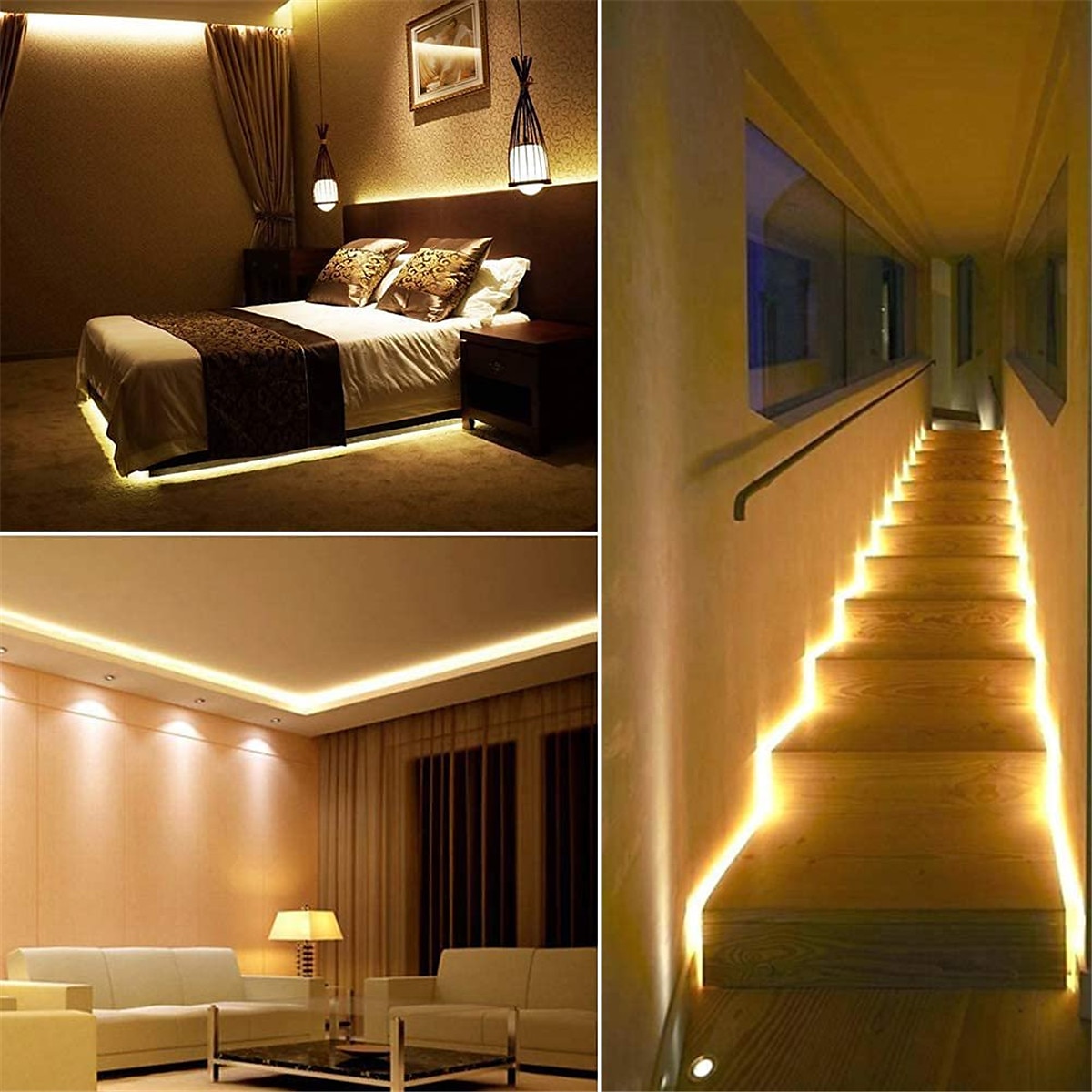 Cuerda de neón led, tira de luz de neón impermeable flexible, 220v-240v, luces de cuerda de neón para dormitorio y decoración interior y exterior 2025 - $13.99 –P5