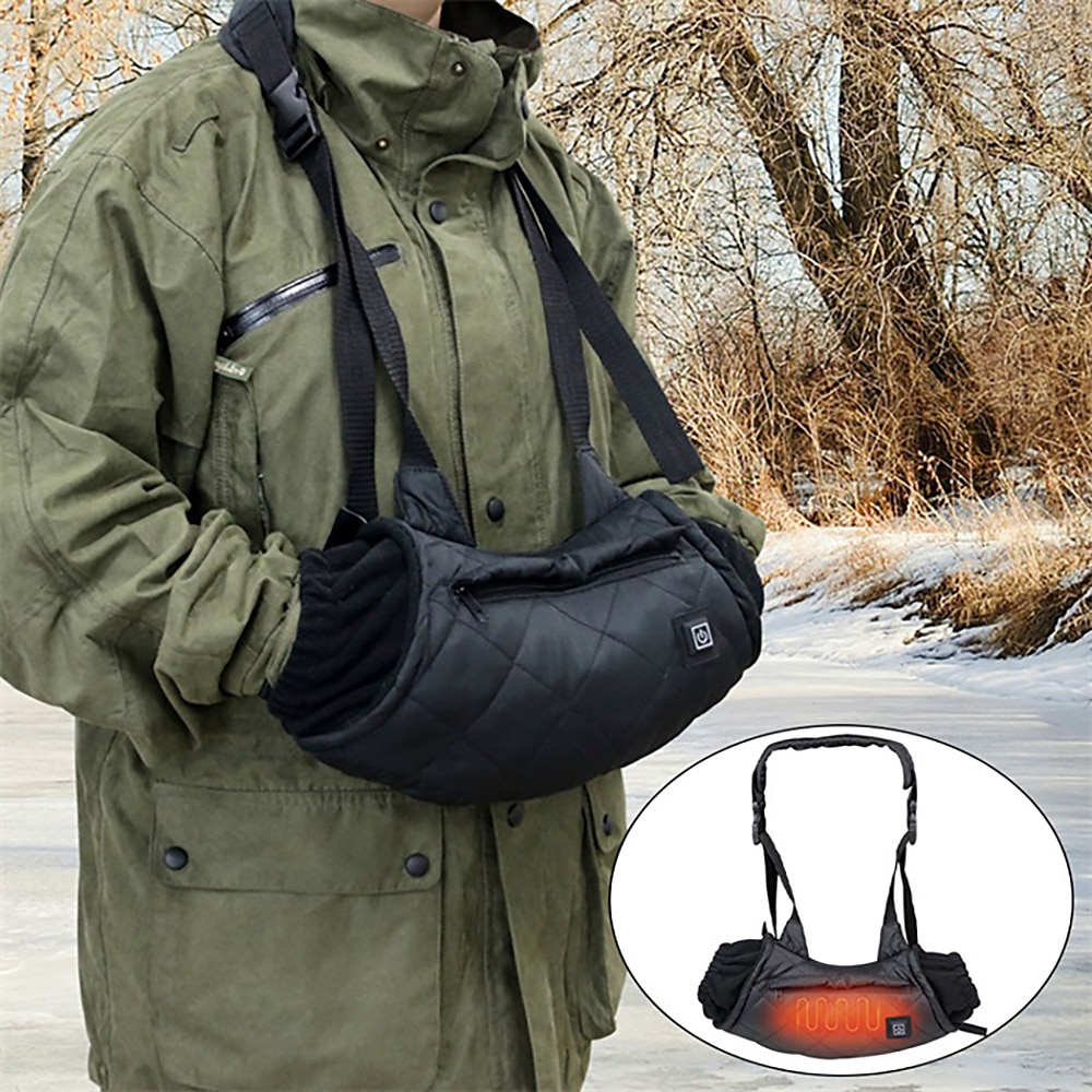 2 calentadores de manos eléctricos USB, almohadilla térmica eléctrica USB,  calentador de manos portátil, diseño de bolsa de bolsillo para invierno