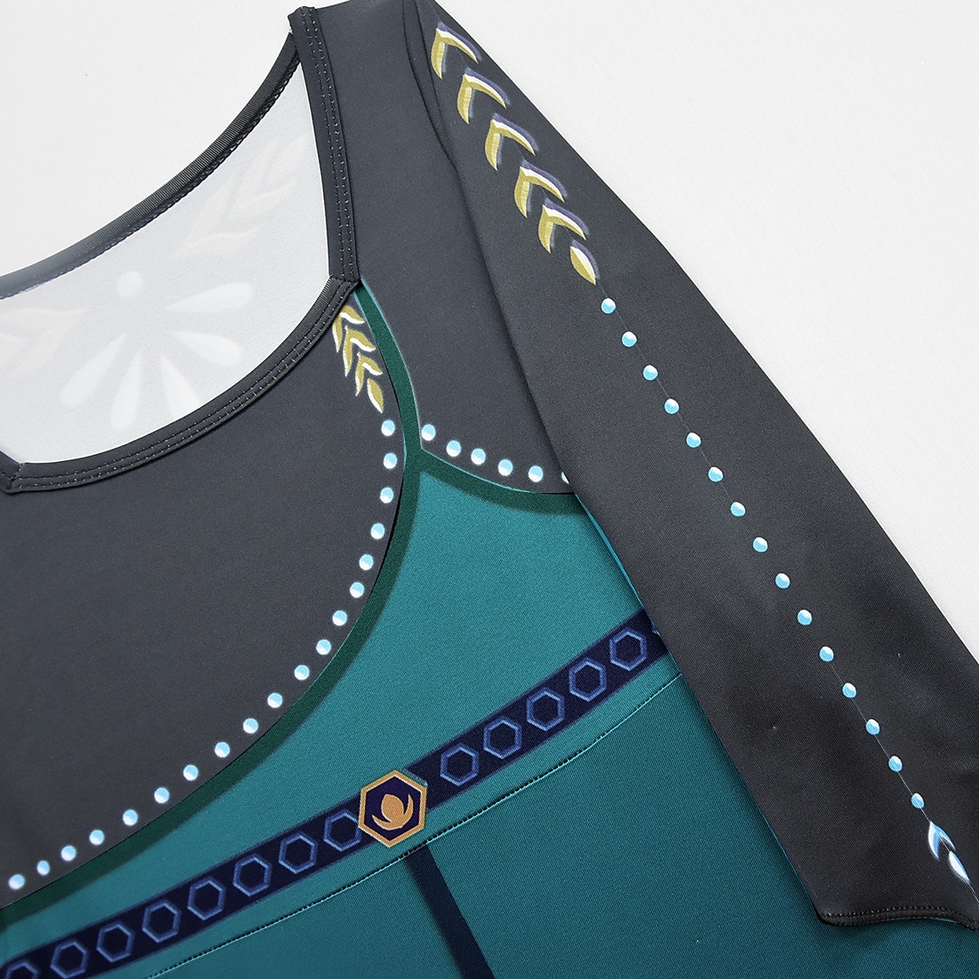 Buchwoche 2026: Prinzessin Anna, Kinderkleid, einfarbig, Partykleid, Bühnenkleid, Rundhalsausschnitt, lange Ärmel, Prinzessinnenkleid, 3-10 Jahre, Winter, Hellgrün 2026 - $20.99 –P8