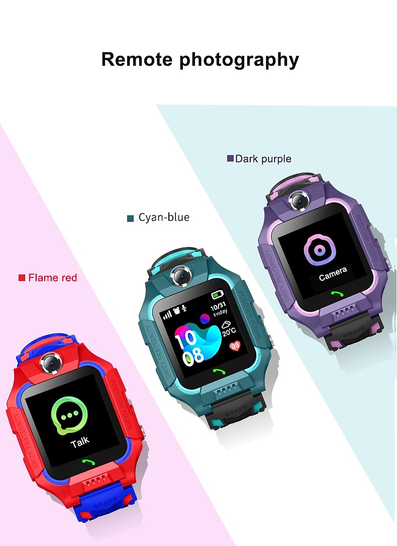 Q19 Smart Watch 1.44 inch Kids Smartwatch Phone Timer Call Reminder Compatible with Android iOS IP 65 Kid's Information 2026 - $29.99 –P9