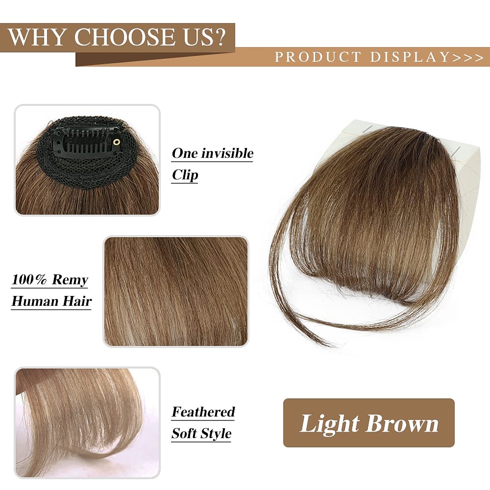 Bangs Hair Clip in Bangs Hair Wispy Bangs Clip on Fringe Bangs for Women Air Bangs Flat Neat Bangs with Temples Hairpieces for Daily Wear 2025 - $10.99 –P5