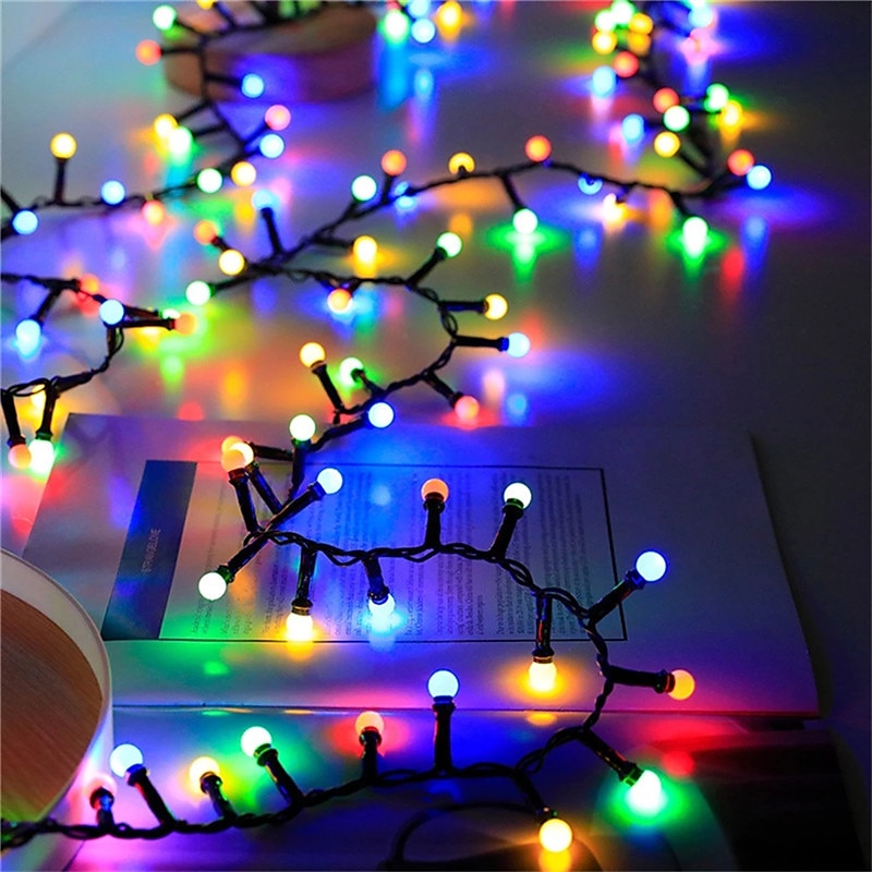 Elegant Wedding Party Reception String Lights – 10M/5M, 250/500 LEDs Firecracker & Mini Ball Fairy Lights, 8 Modes, Outdoor Xmas Garland for Home Decor 2025 - $32.99 –P3