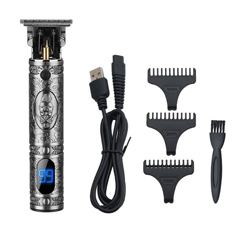 tagliacapelli per uomo tagliacapelli taglio di capelli professionale cordless zero gap&amp; kit toelettatura per uomo display led ricaricabile del 2025 a $31.99 –P6