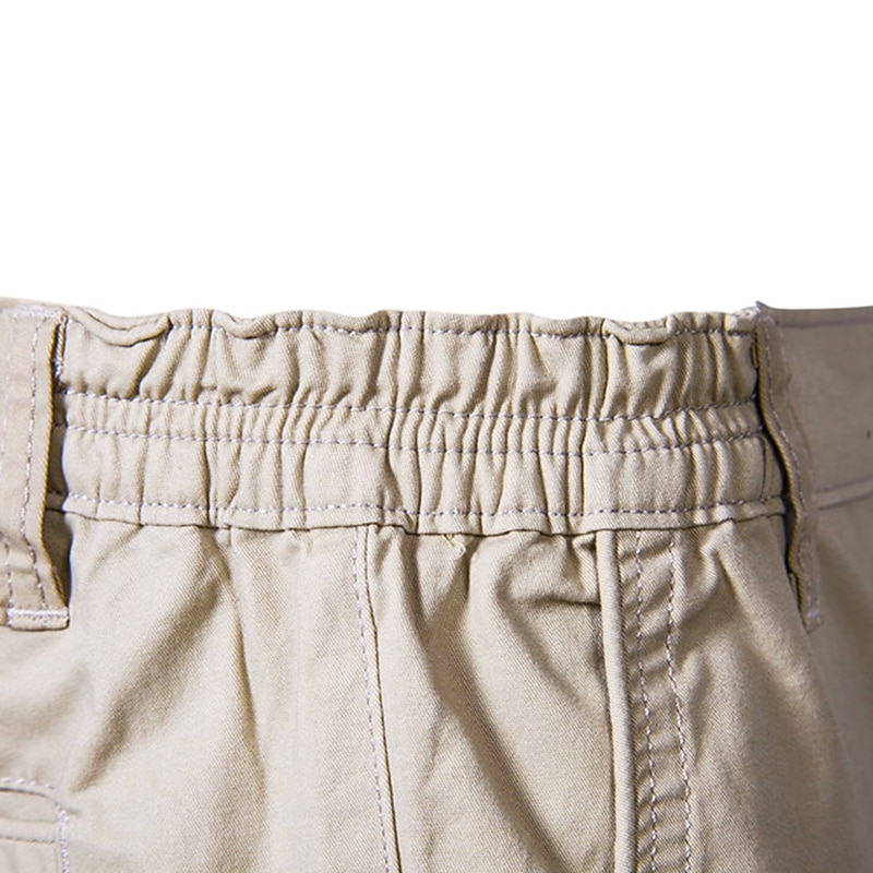 Hombre Pantalón corto Pantalones cortos chinos Bermudas pantalones cortos de trabajo Bolsillo Cintura elástica Plano Comodidad Longitud de la rodilla Casual Diario Festivos Ropa de calle Elegante 2026 - $24.99 –P12