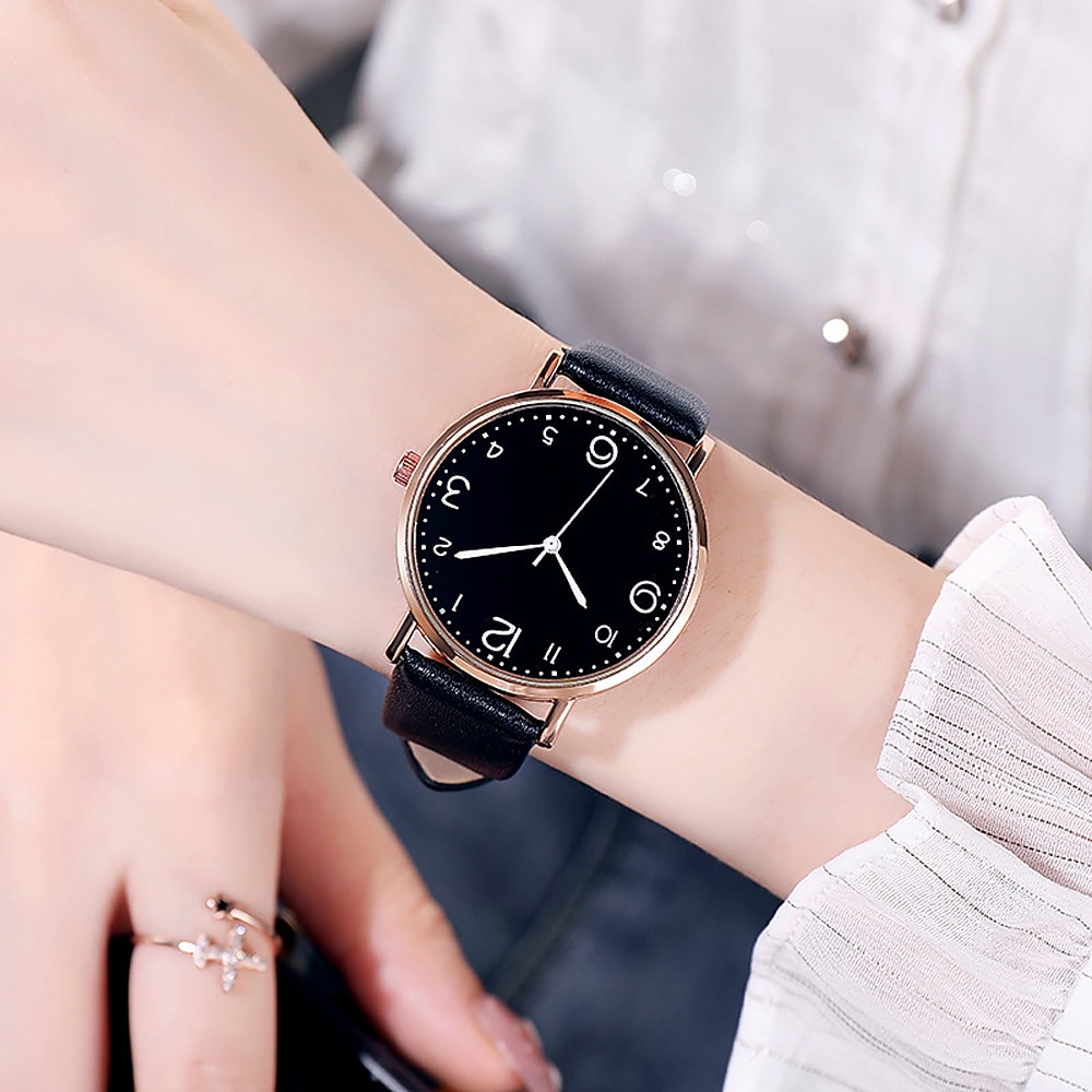 Armbandsur Digital klocka för Dam Analog-digital Digital Trendig Mode Ledigt Vattentät Kreativ Plast PU-läder Mode 2025 - $12.99 –P7