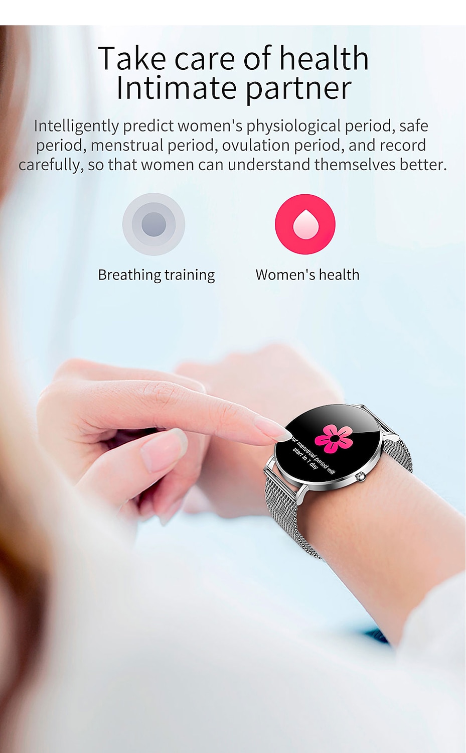 Ultra-Thin Smartwatch Women AMOLED 360*360 HD Screen Always On Display Call Reminder Smart Watch Waterproof Sports Clocks 2025 - $79.99 –P12