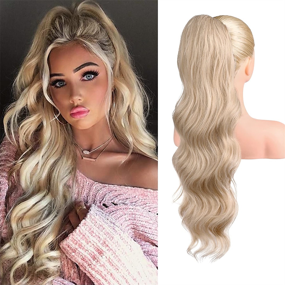 Queue-de-cheval Classique / Synthétique Cheveux Synthétiques Pièce de cheveux Extension des cheveux Bouclé Longue Soirée / Usage quotidien / Soirée & Evénement de 2025 ? $17.49 –P14