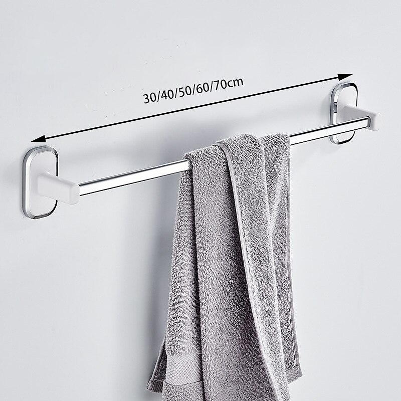 Portasalviette in acciaio inox autoadesivo con ventosa da bagno appendiabiti da bagno appendiabiti da parete in plastica aspirazione singola barra porta asciugamani senza fori del 2025 a $23.99 –P8