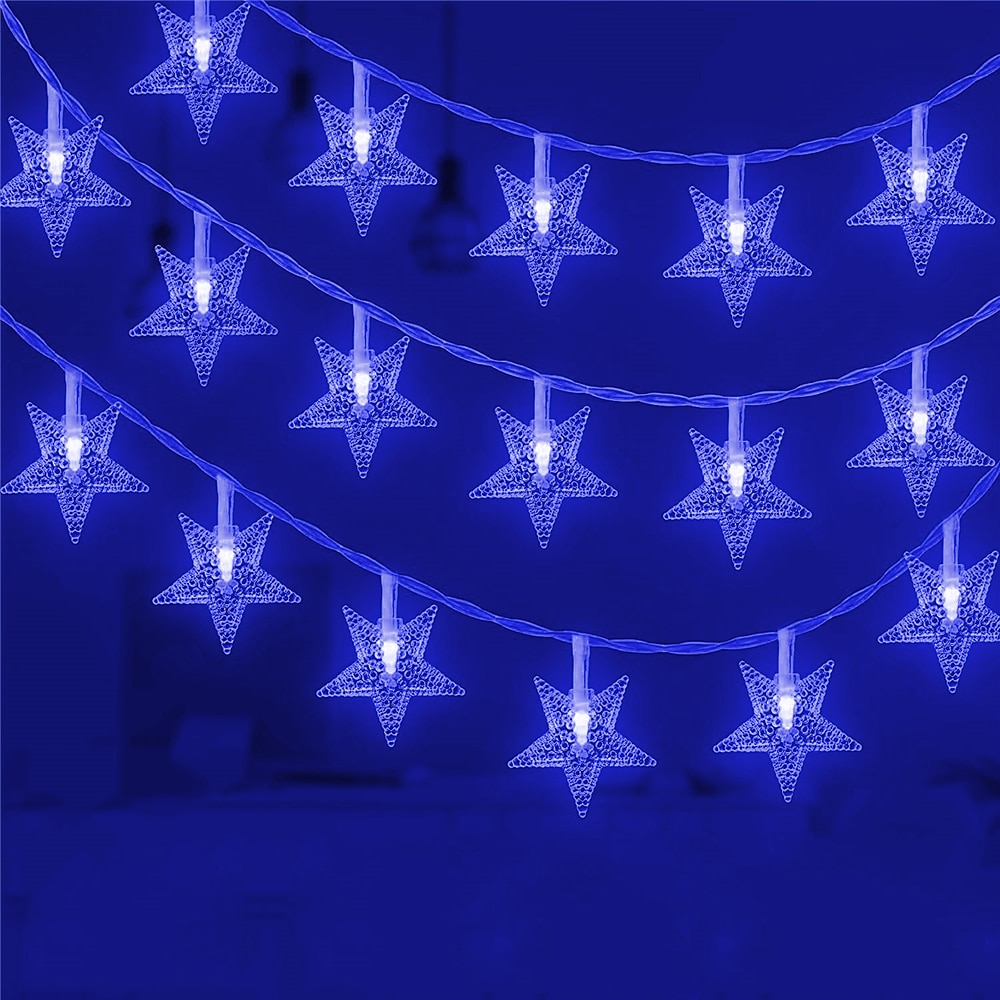 étoiles jeu de lumières lumières de noël décorations 10m usb 16 changement de couleur télécommande vacances lumières partie vacances gradation synchronisation usb alimentation nouvel an lumières de 2025 ? $25.99 –P10