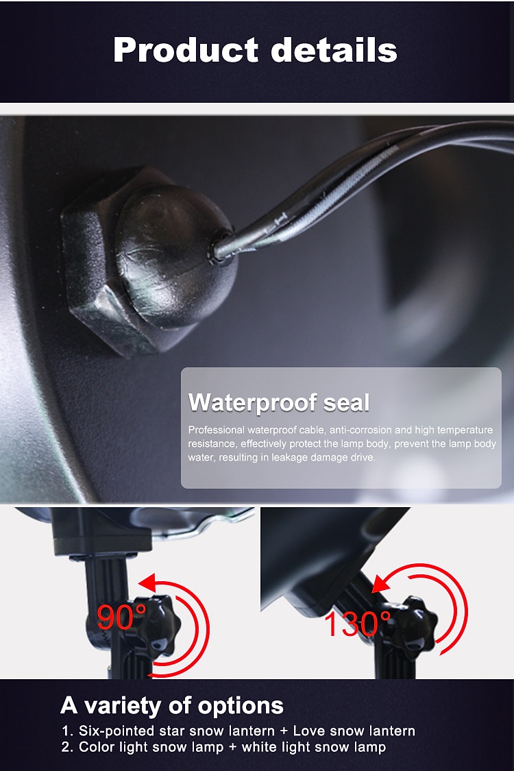 2025年 クリスマススノープロジェクションライトリモートコントロール低電圧プラグクリスマス雰囲気装飾ランプEU UK US AUプラグ  コレクション – $35.99 –P8