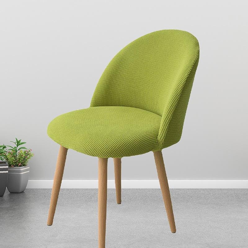 Stretch Dining Chair Cover Green Chair Seat Slipcover Velvet Elastic For Dining Party Hotel Wedding Soft Washable 2025 - $12.49 –P4