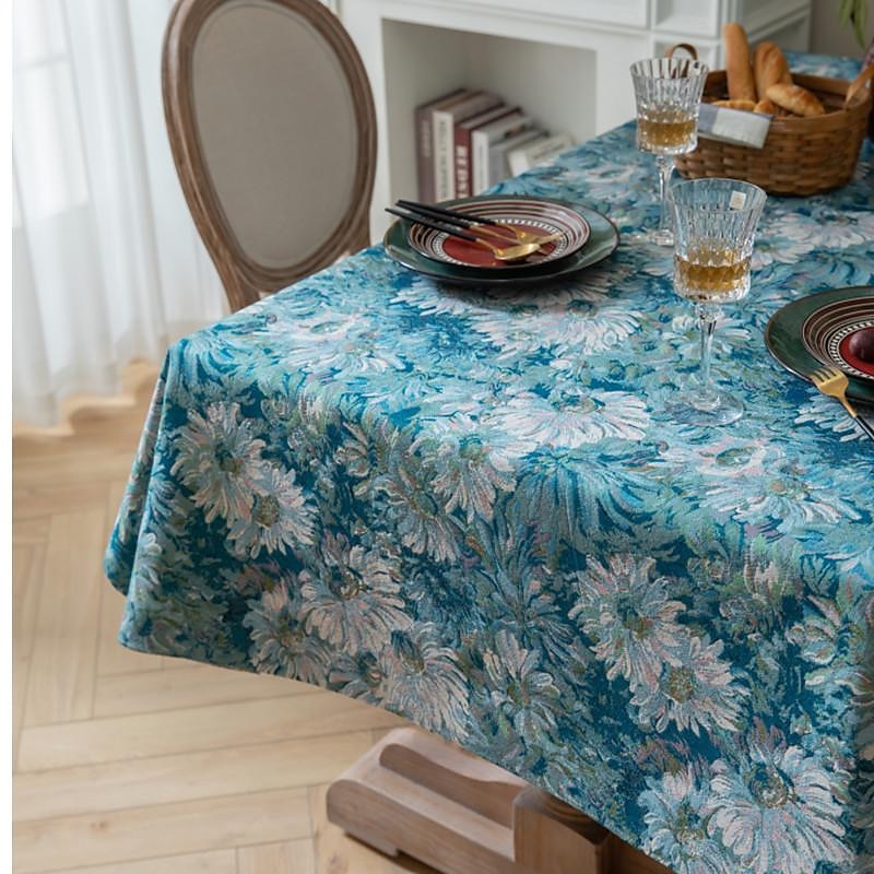 Toalha de mesa de fazenda boho algodão linho toalha de mesa boêmia decoração de mesa resistente a rugas para restaurante, piquenique, jantar interno e externo de 2025 por $20.99 –P6