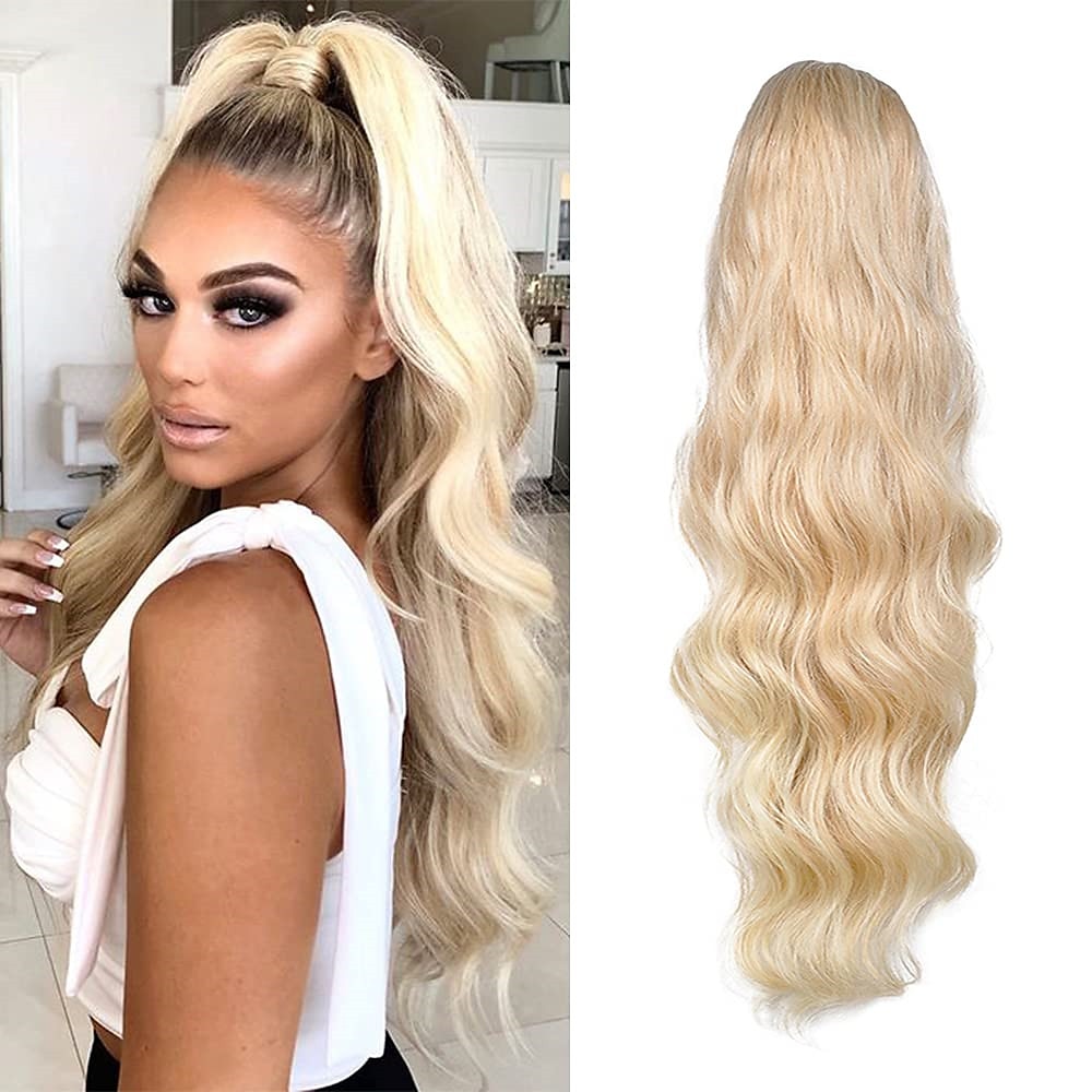 Coletas Clásico / sintético / Garra de oso / clip de mandíbula Pelo sintético Pedazo de cabello La extensión del pelo Rizado Larga Fiesta / Ropa Cotidiana / Fiesta y Noche 2025 - $16.49 –P9
