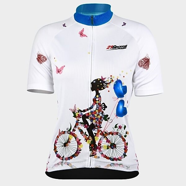 Per donna Maglia da ciclismo Manica corta Autunno Bicicletta Maglietta / Maglia Superiore con 3 tasche posteriori Ciclismo da montagna Cicismo su strada Traspirante Asciugatura rapida Design del 2025 a $28.99 –P12